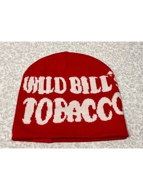 Wild Bill’s Tobacco Diablo Chili Red Knit Beanie Hat One Size Merch